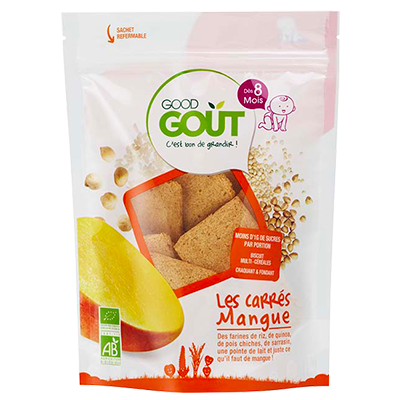 Good Goût  - Squares Mango 50g (8 mos)