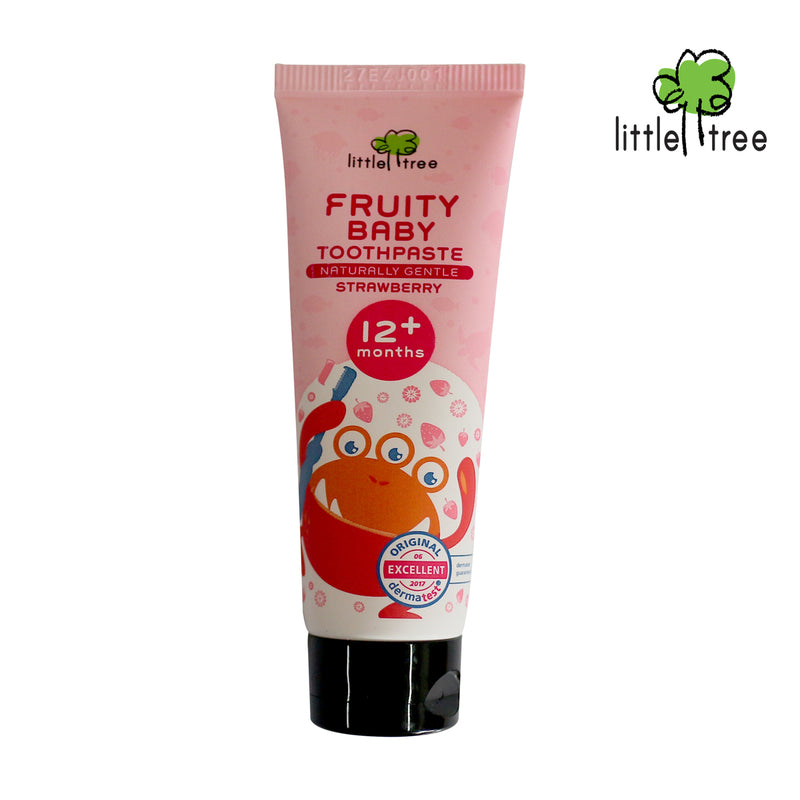 Little Tree Monster Series  Fruity Baby Toothpaste - 12+months