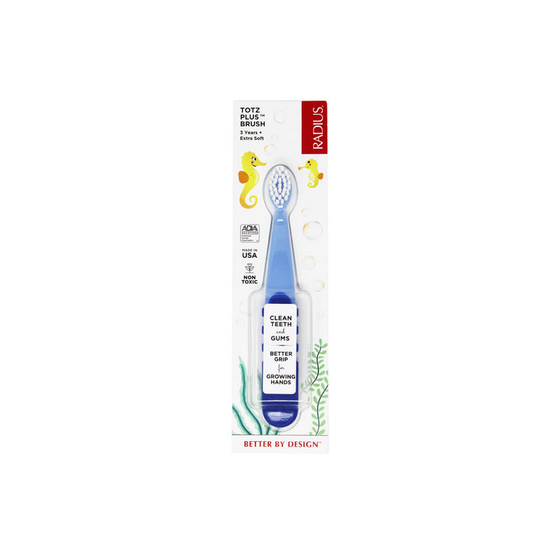 Totz Plus Brush (3 years+) - Blue/ Royal Blue