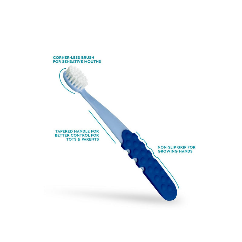 Totz Plus Brush (3 years+) - Blue/ Royal Blue