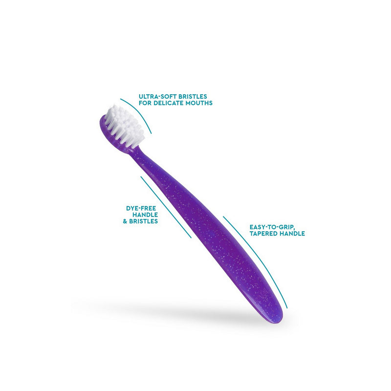 Totz Toothbrush - Light Purple Sparkle/ White (18 months+)
