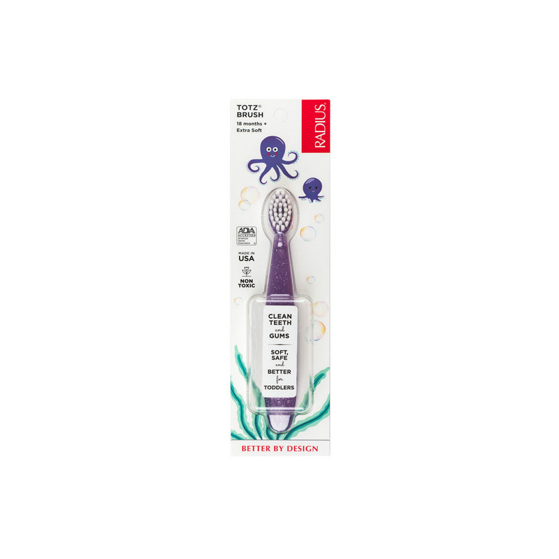 Totz Toothbrush - Light Purple Sparkle/ White (18 months+)