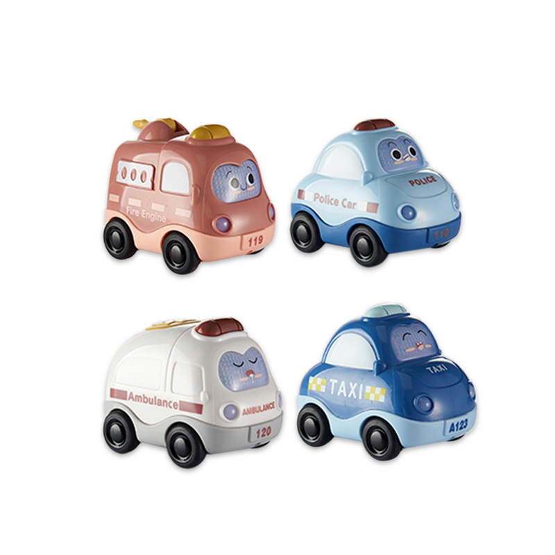 KUB Inertia 4-pieces Toy Car Set