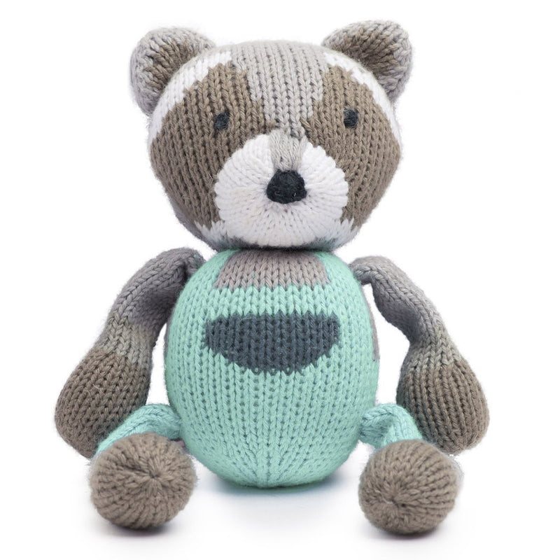 Finn + Emma Woodland Collection Rattle Buddy Ramsay the Racoon
