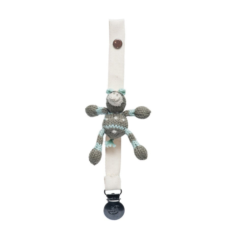 Finn + Emma Safari Collection Rattle Pacifier Holder Ami the Giraffe