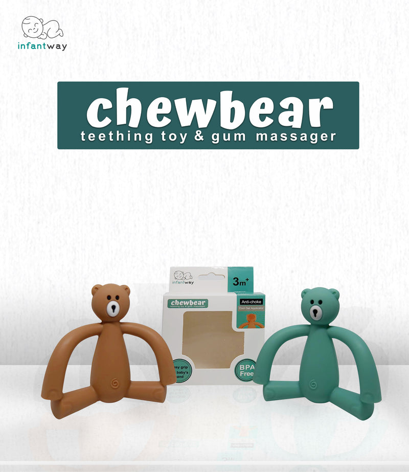Chewbear Teething Toy & Gum Massager