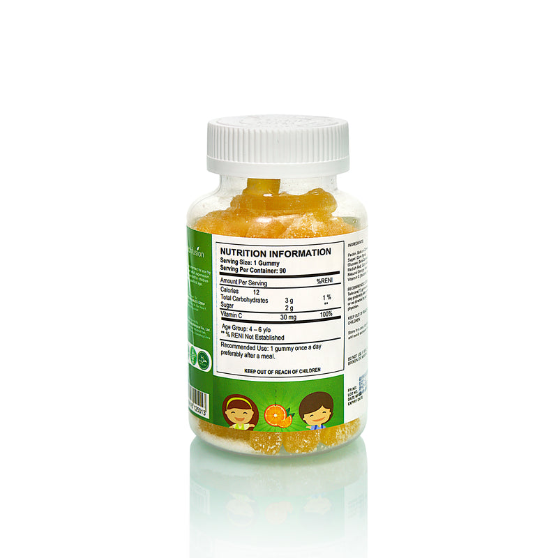 Health Fusion Vitamin C for Kids and Adults (90 Gummies)