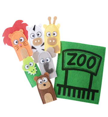 Zoo Animal Finger Puppets