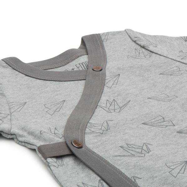Finn + Emma Origami Collection Long Sleeved Bodysuit