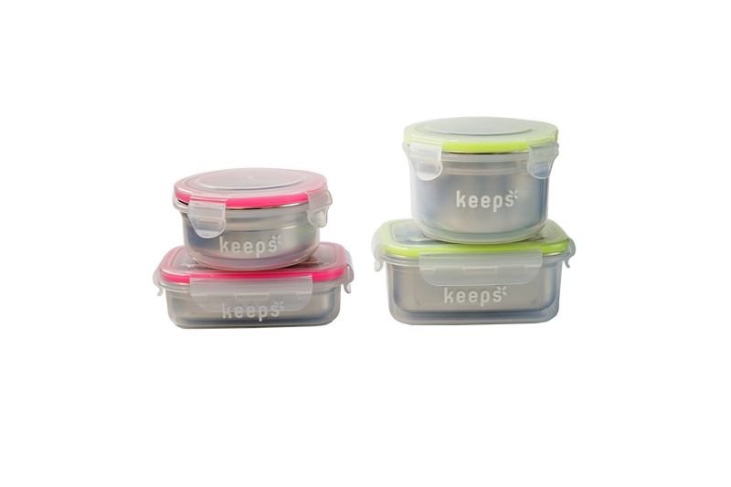 Greenkeeps Stainless Food Container R560, R1100 with Divider