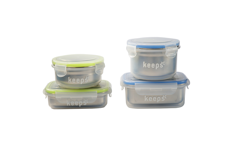 Greenkeeps Stainless Food Container R560, R1100 with Divider