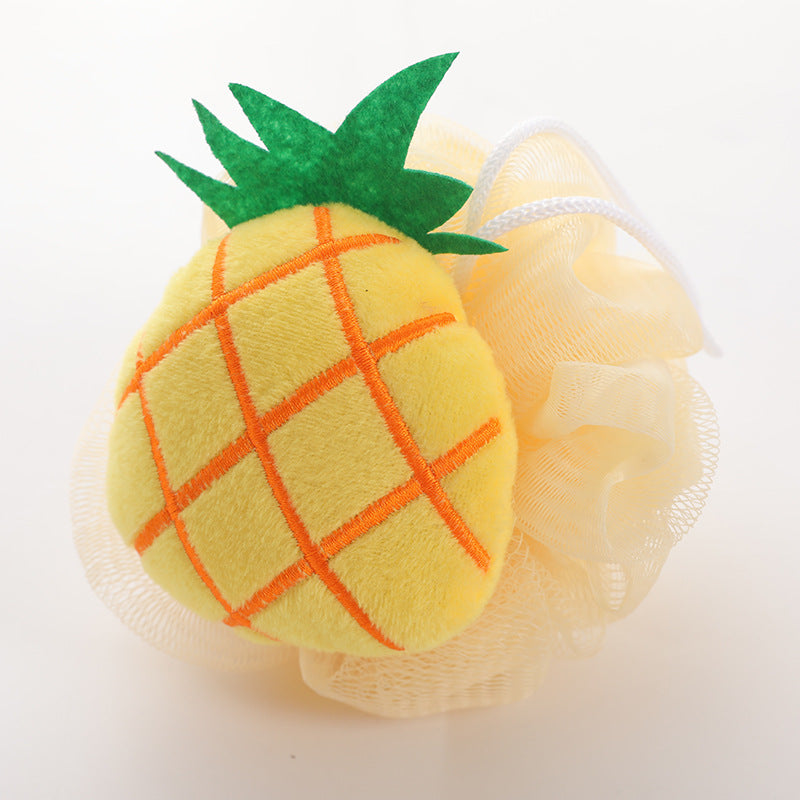 Bath Sponge Mesh Ball Exfoliator Fruit design