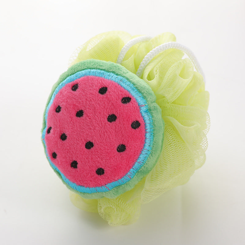 Bath Sponge Mesh Ball Exfoliator Fruit design