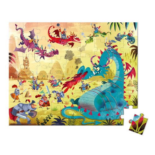 Hat Boxed Puzzle - Dragons (54 PCS)