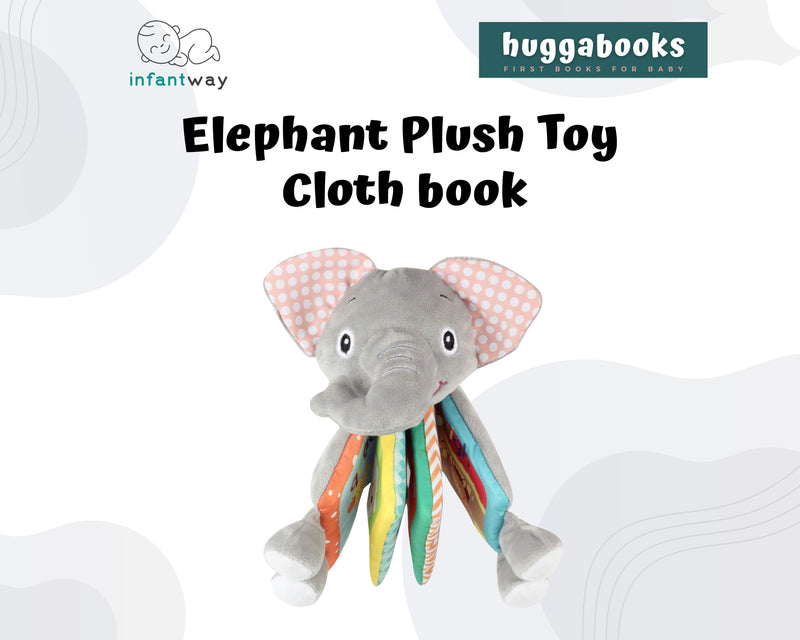 Infantway Huggabooks plush toy cloth book