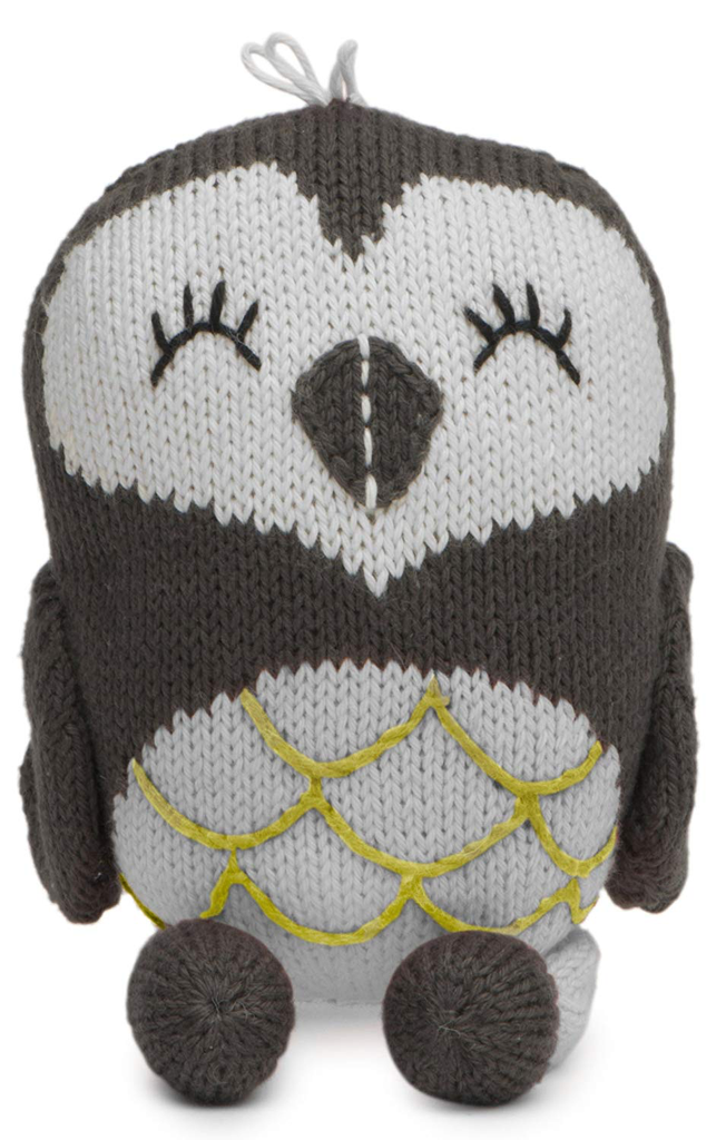 Finn + Emma Fawn Collection Rattle Buddy Oona the Owl