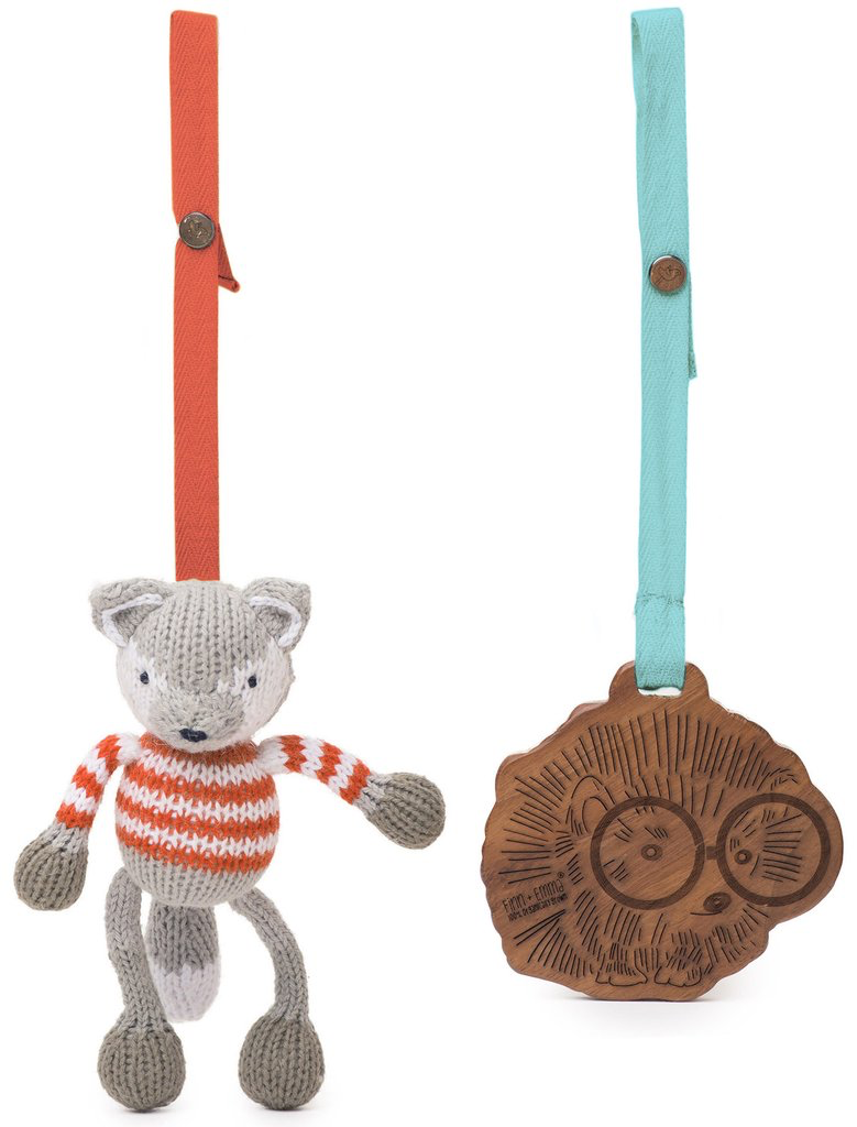 Finn + Emma Woodland Collection 2 pc. Stroller Set - Finley Fox & Carter Hedgehog