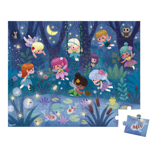 Puzzle Fairies and Waterlilies - 36 Pcs