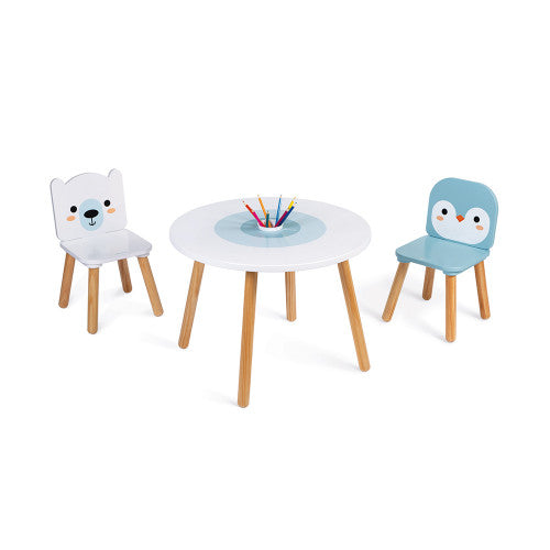 Table And 2 Chairs - Polar