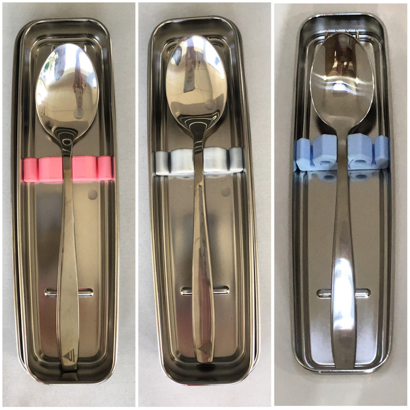Keeps All Stainless Spoon-Fork with Case & Cover Set
